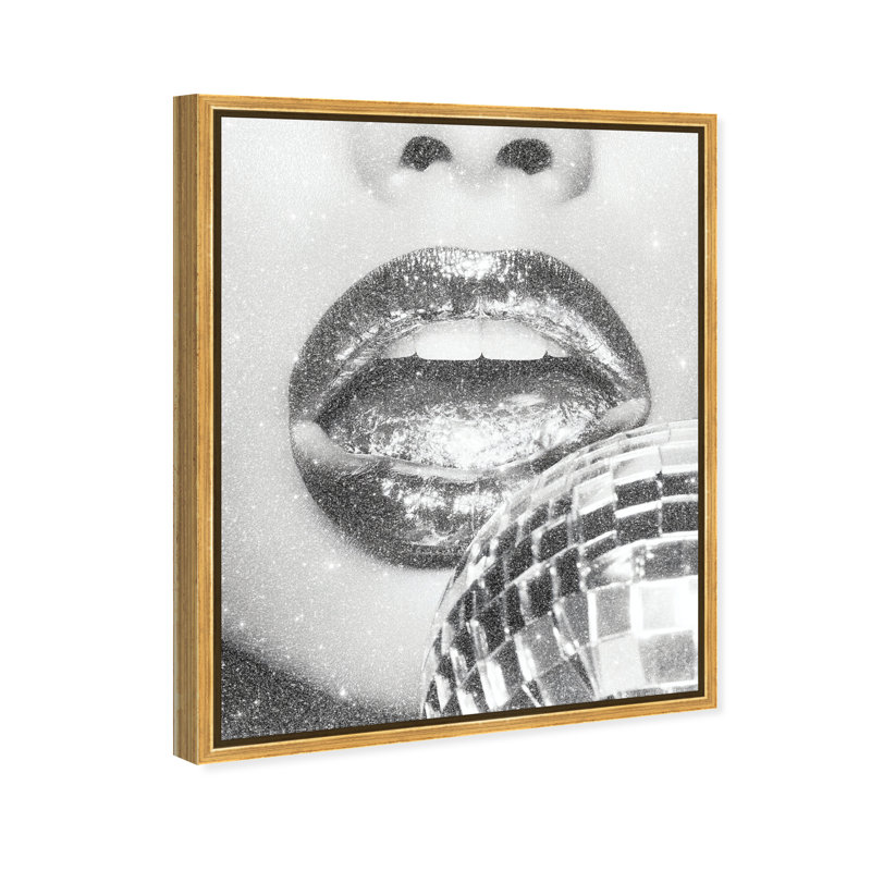 Platinum Gloss Print by Oliver Gal, 46"H x 37"W, Gold Floater Frame