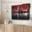 Gothique «Pop Lakeside Red Trees»-1889303995
