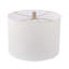 70cm Marble Table Lamp with Ceramic Base for Bedroom Furniture, Bedside Buffet Lamp with Linen Shade