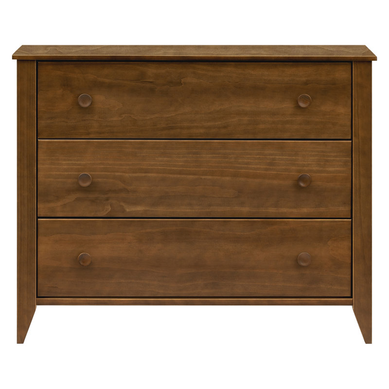 Sprout 3 Drawer Changer Dresser, Natural Walnut