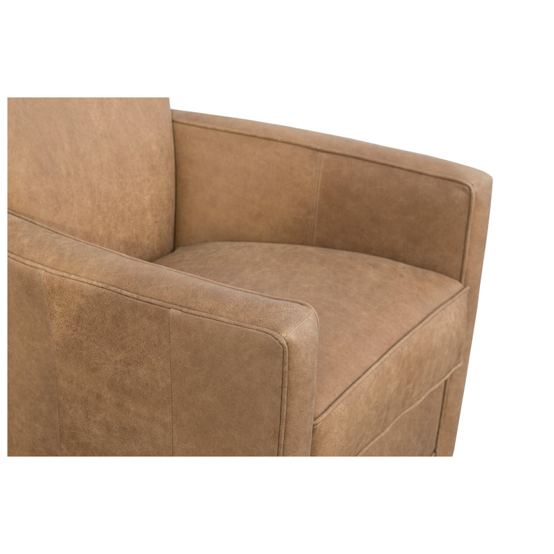 Aster Leather Lounge Chair, 1111 Brown