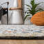 Tapis taupe noué à la main Vahakn-635447437