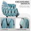 Chaise avec accoudoirs en velours Lazarre-1154640344