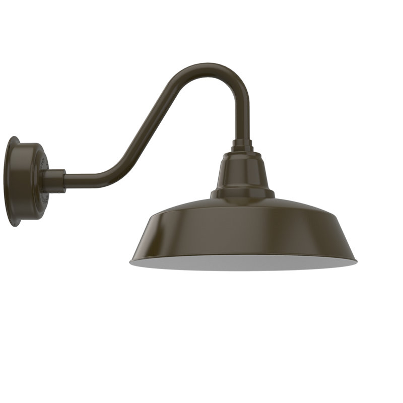 Vandervliet LED Wall Light, 14.13" H x 16" W x 24.25" D, Mahogany Bronze