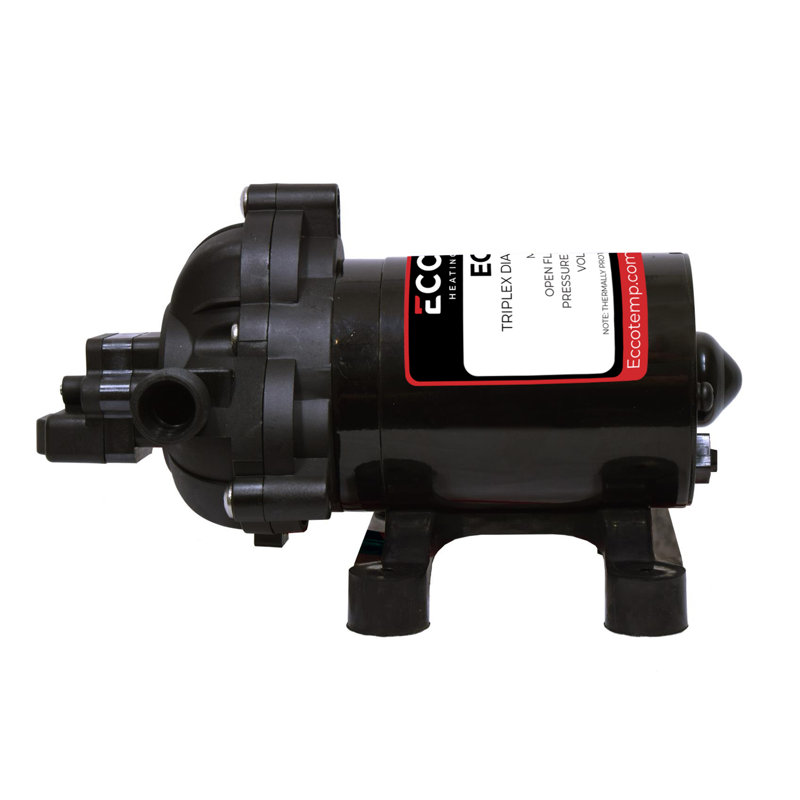Pompe à eau et crépine Eccotemp Triplex à diaphragme 12V Eccotemp