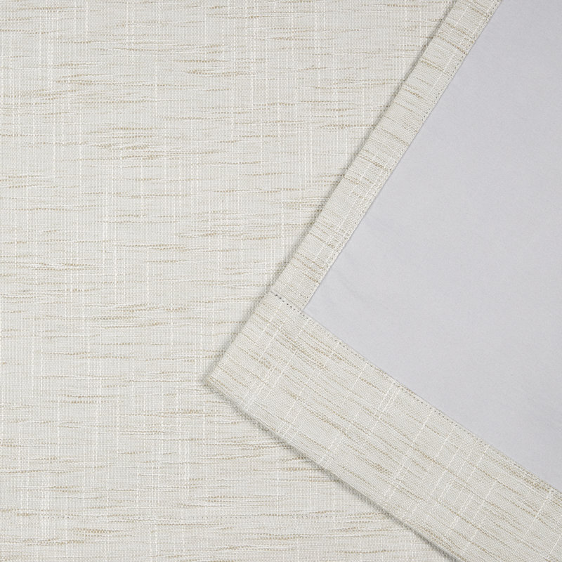 Paire de rideaux occultant et isolants avec œillets Palni, Beige, 52 po x 84 po