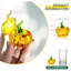 Figurine de citrouille en verre soufflé à la main décorations de collection de citrouille en verre pour l'Action de grâce d'Halloween