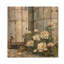 Pivoines le long du bac à céréales I - Décoration murale en bois de pivoines - sur bois de pin naturel-1546480713