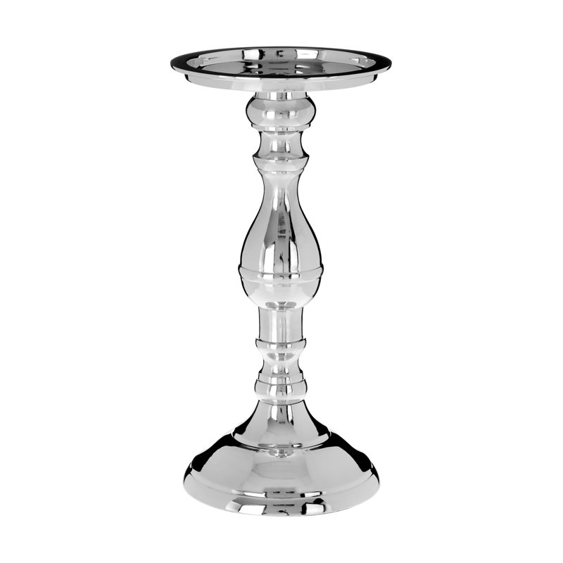 Madrona Metal Candlestick, 24cm H x 13cm W x 13cm D
