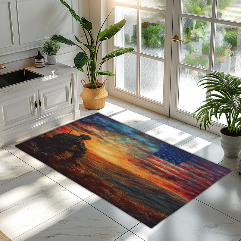 Tapis Time To Go Home, Rectangulaire 2 pi x 3 pi