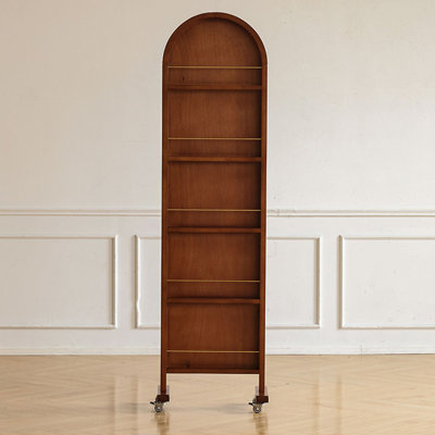 Nordic Minimalist Yellowwood Storage Wall-Mounted Full-Length Mirror