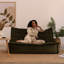 Kota Velvet Bean Bag Sofa-90553967