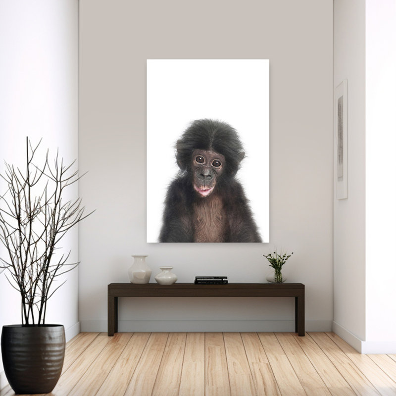 Art contemporain singe contemporain, H 60 po x l 40 po