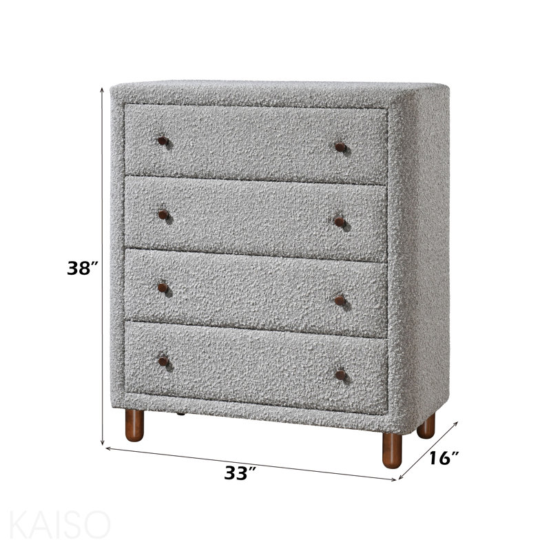 Gray Boucle Chest