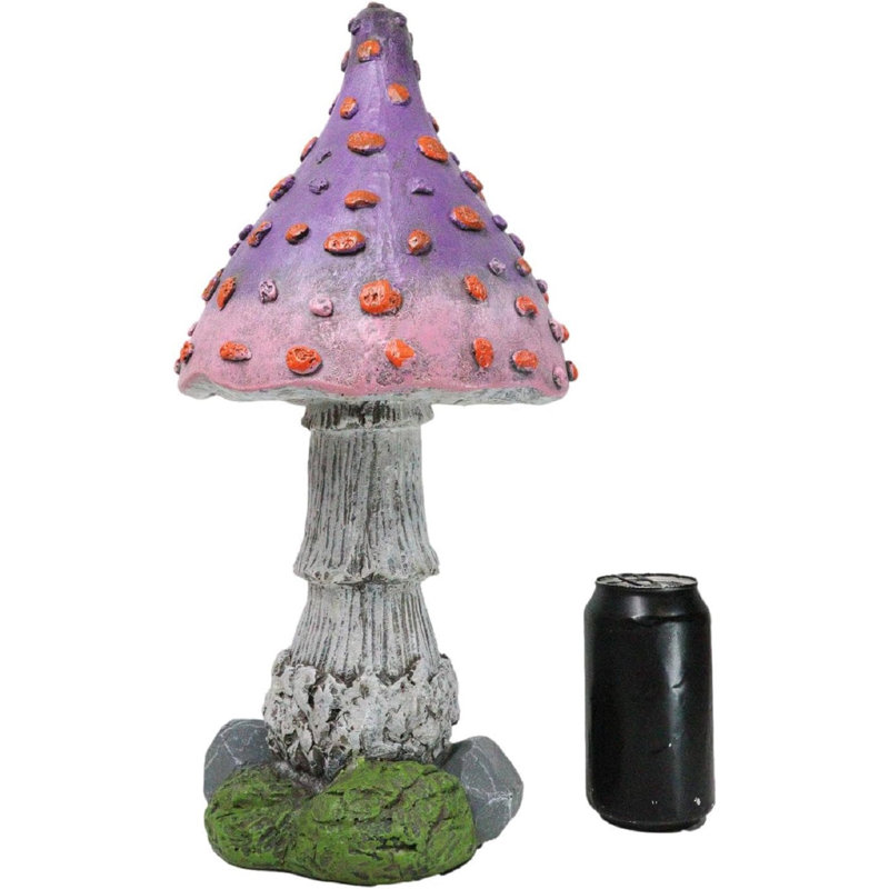 Figurine champignon crocheté tacheté Fairy Garden