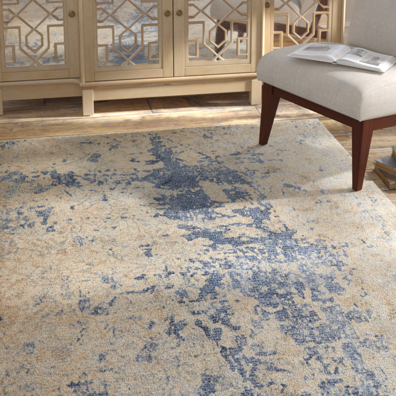 Lernig Abstract Indoor Rug, Runner 2'8" x 10'