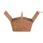 Wicker Double Sided Empty Wicker Picnic Basket