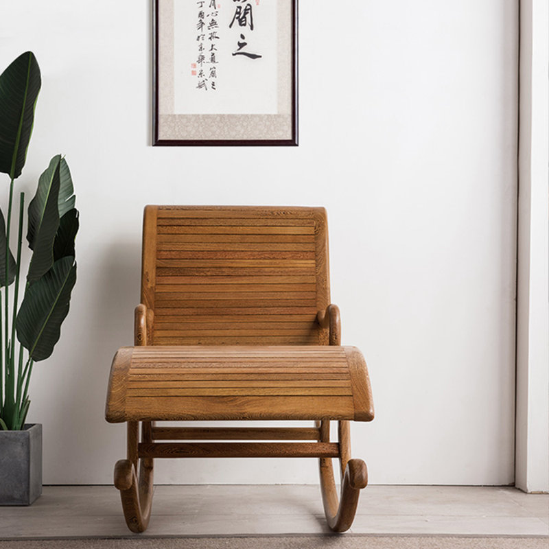 High-quality solid wood rocking chair