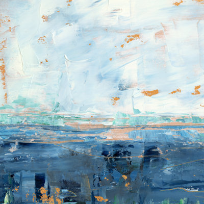 Serene Seascape II by Ethan Harper - Wrapped Canvas Painting
