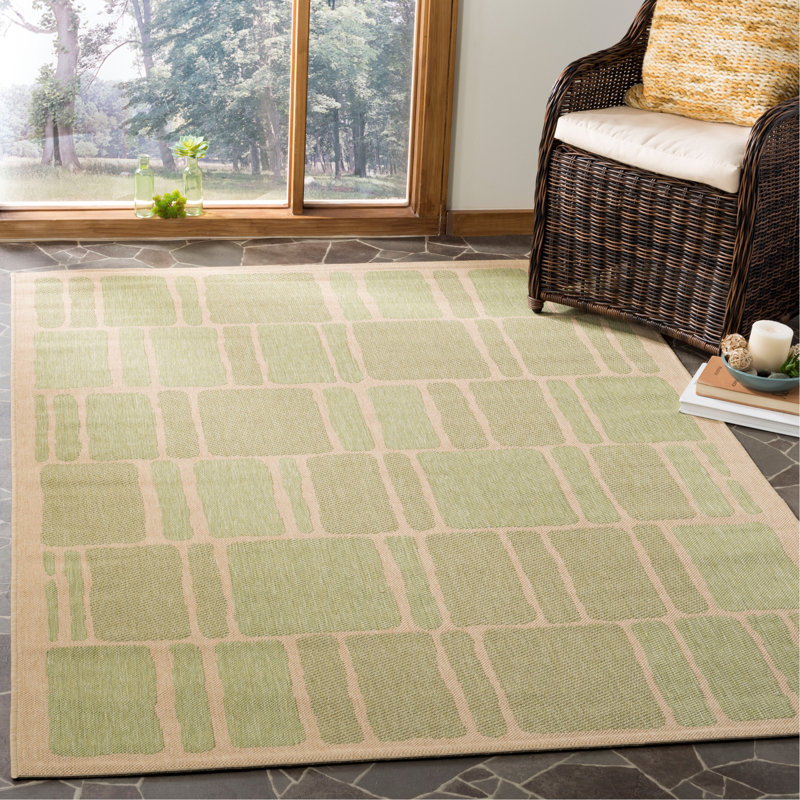 Tapis à motif géométrique Kirstey Martha Stewart, Rectangle 6 pi 7 po x 9 pi 6 po