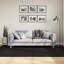 Rug "HUARTE" Short Pile Soft and Washable Black-608965788