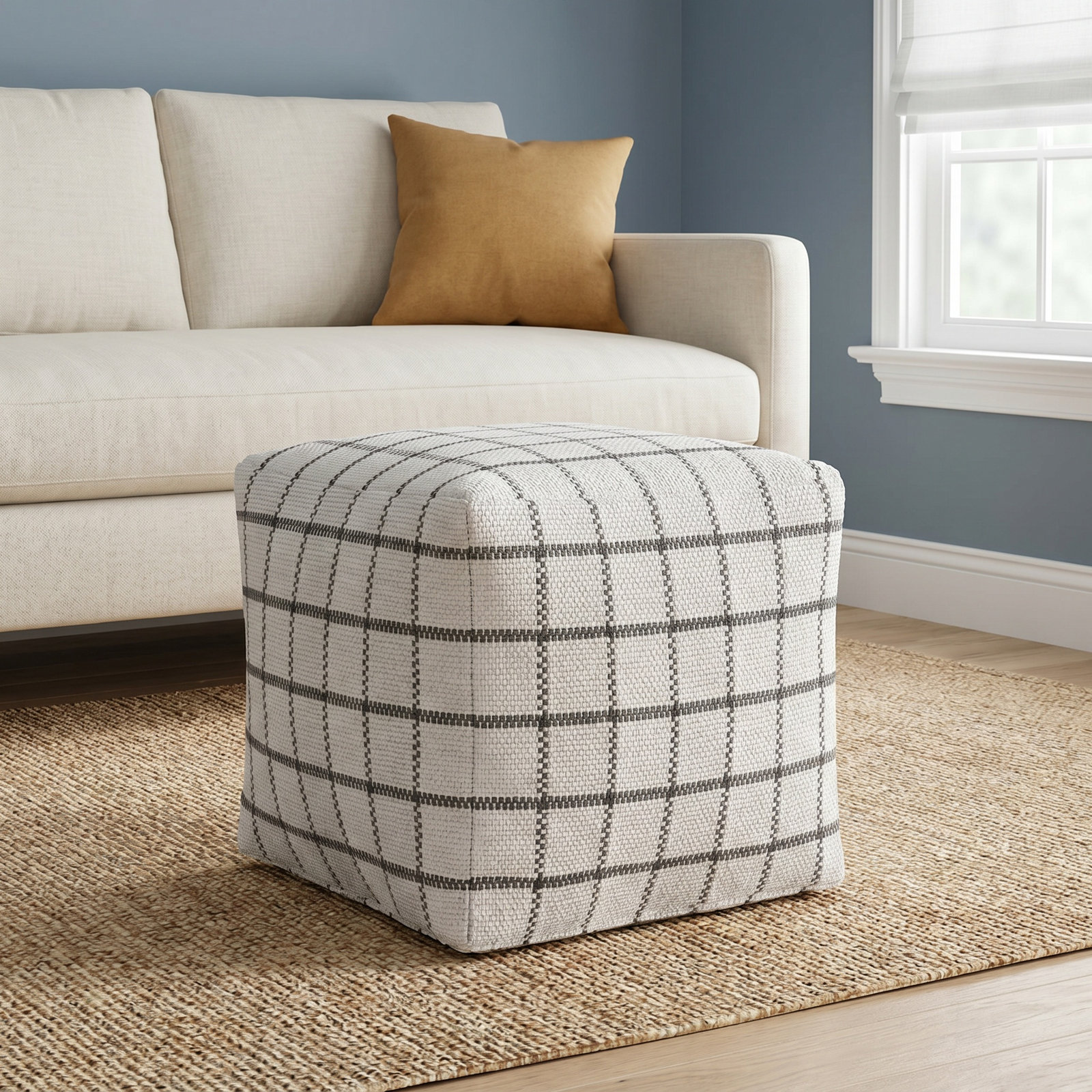 Levon Upholstered Pouf