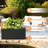 Large Rectangular Planter - Metal Rectangular Planter Box with Drainage Holes for Indoor and Outdoor Use-87823477-87823479