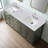 72'' Engineered Stone Double Bathroom Vanity Top with Sink– For Vanity Replacement, No Cabinet