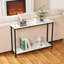 Console Table For Entryway. MDF Sofa Table (Double Layer)-1192710383-1146358772