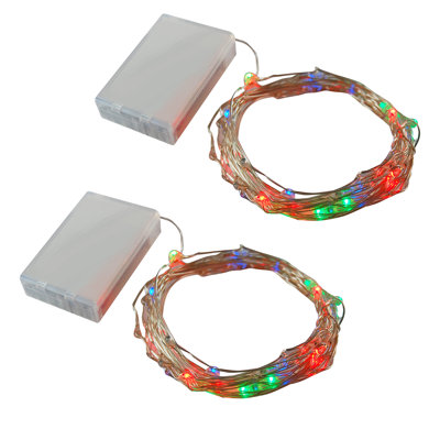Sanchez Twinkling Multicolor Battery Operated LED Fairy String Lights