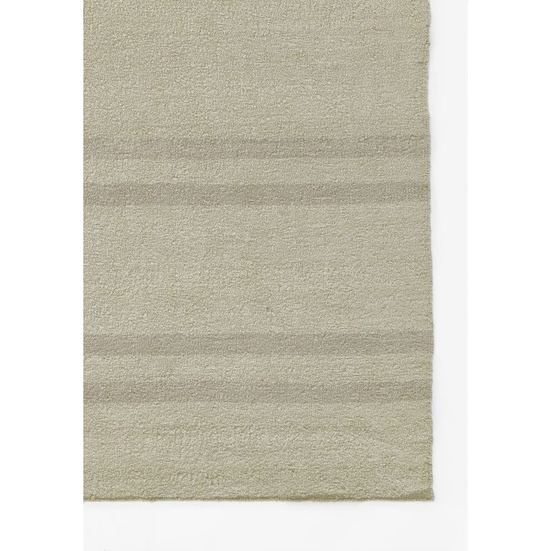 Koukila Linen Striped Area Rug in Beige, Rectangle 6'3" x 9'