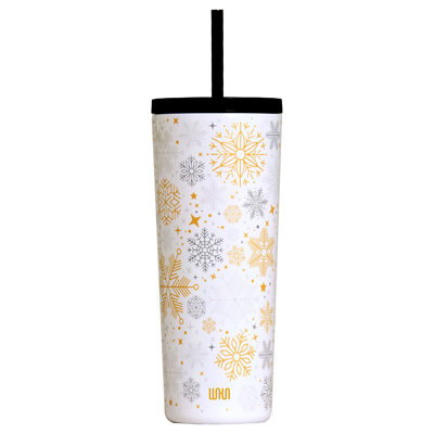 Snow Flakes Tumbler - 24 oz