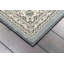 Tapis bleu acier / crème Attell-22280959