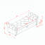 Banc de rangement moderne rembourré-129521450-129521452