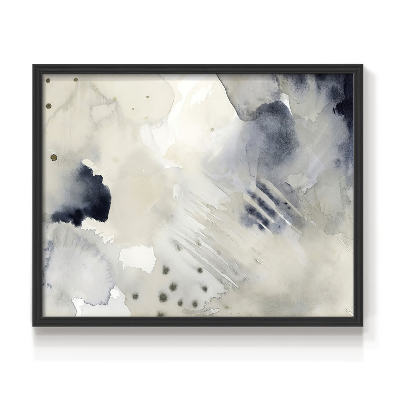 Bergamote séchée dans la brume III - reproduction encadrée, H 22 po x l 28 po, Noir