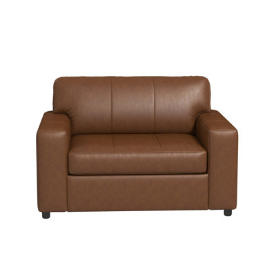 Latitude Run® Caro Leather Upholstered Cutler Lounge Chair