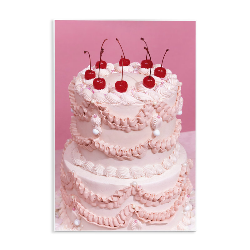 "Rose Cherries Cake" par Lish Creative, H 19 po x l 13 po