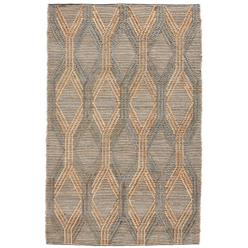 Geometric Indoor Rug, Rectangle 5' x 8'
