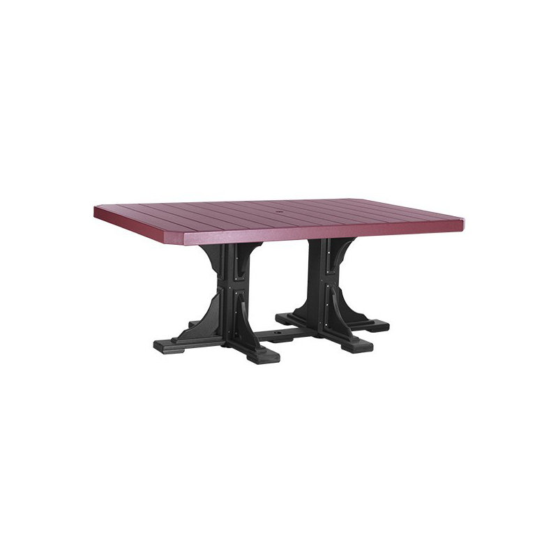 Cuesta Rectangular Table, Black, Cherrywood, 36.25" H x 74" W x 48" D