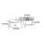 Modern light luxury round coffee table combo