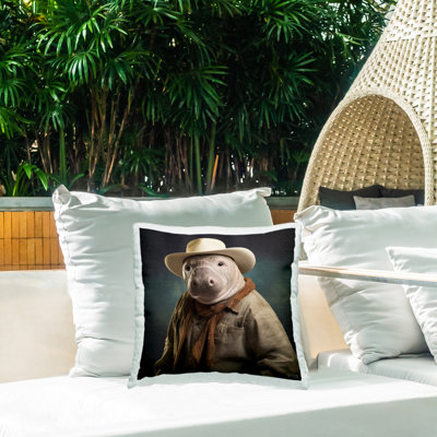 Coussin Cowboy Manatee