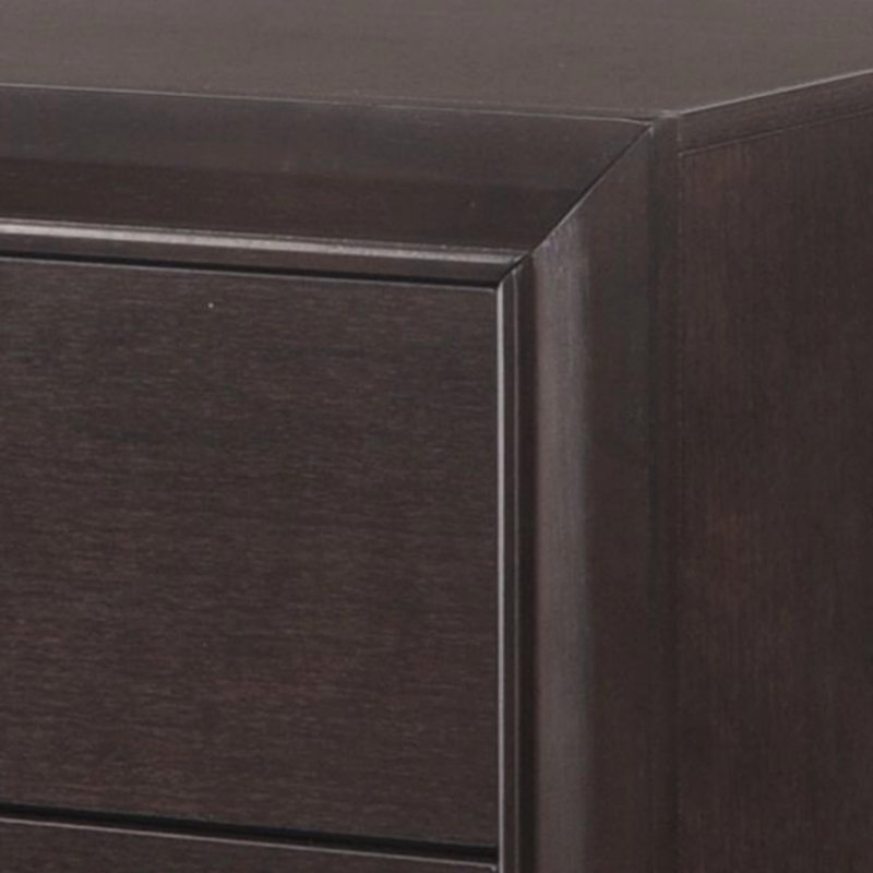 Madison Espresso Finish Nightstand, No Assembly Required