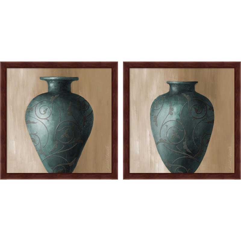 «Blue Vessel» par Lanie Loreth, art encadré (ensemble de 2)