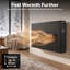 Dimplex HeatLite 2kW Smart Convector Heater with Turbo Fan, WiFi, Timer, Black