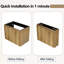 Armoire de salle de bain suspendue pliable 30 pouces sans lavabo