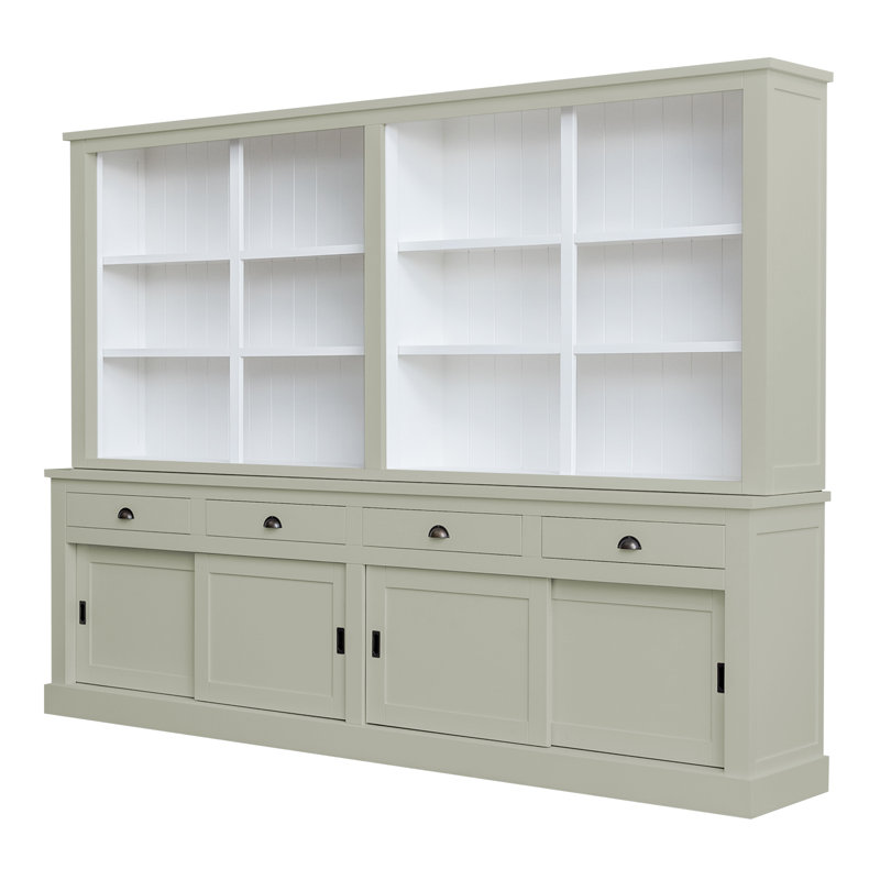 Byers Display Cabinet, Pebble Grey
