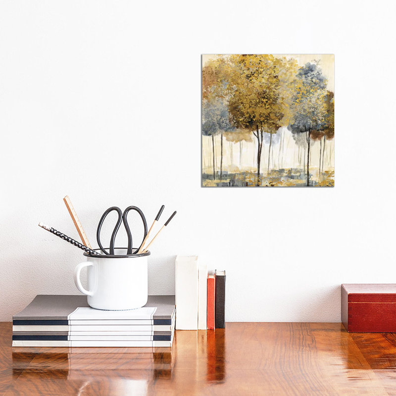 Metallic Forest I by Nan - Wrapped Canvas Print, 30.48 cm H x 30.48 cm W