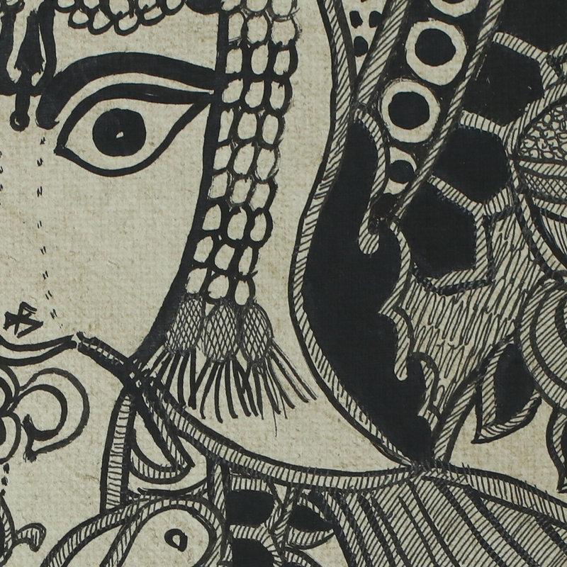 Ganesha? S Feast - Reproduction d'art graphique sur papier