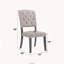 Ensemble de 2 chaises d'appoint en lin beige et chêne gris vieilli-1738227227