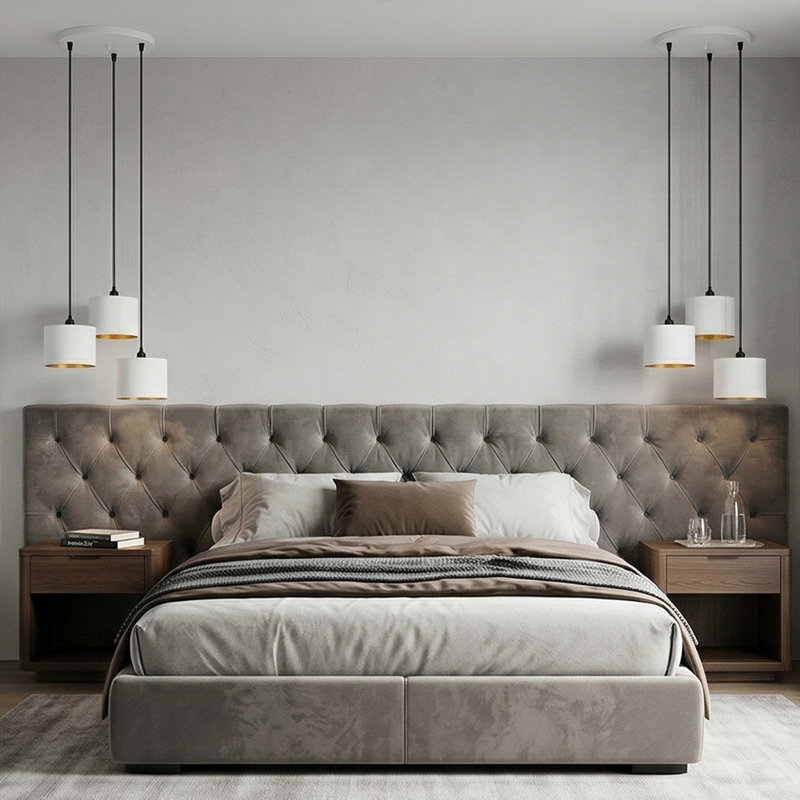 Luminaire suspendu cylindrique à 3 lumières Elara